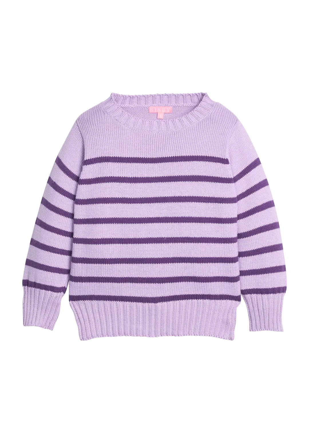 Purple Striped Sweater