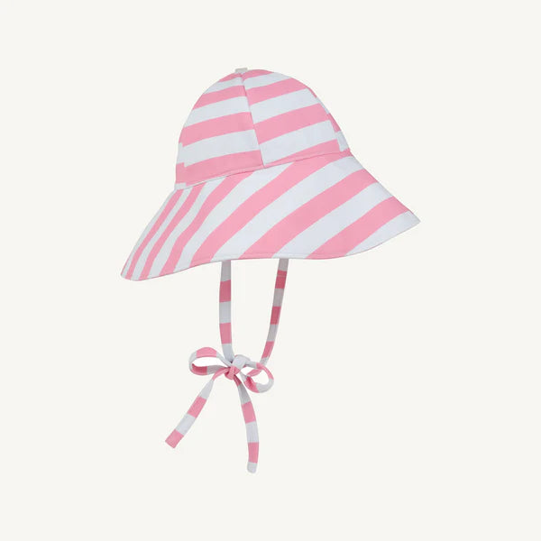 Cissy Sunhat-Caicos Cabana Stripe (Hamptons Hot Pink)