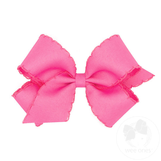 Medium Moonstitch Grosgrain Hair Bow