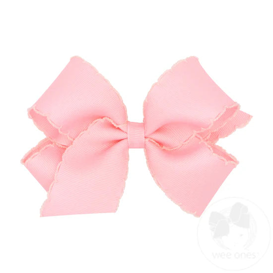 Medium Moonstitch Grosgrain Hair Bow