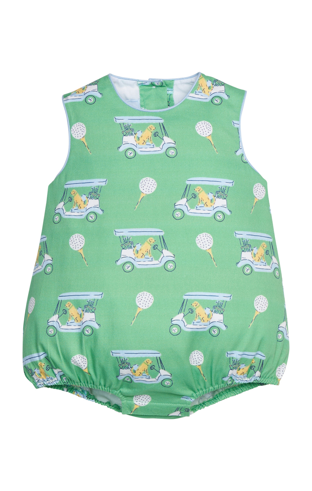 Round Neck Bubble-Blue Paws on Par