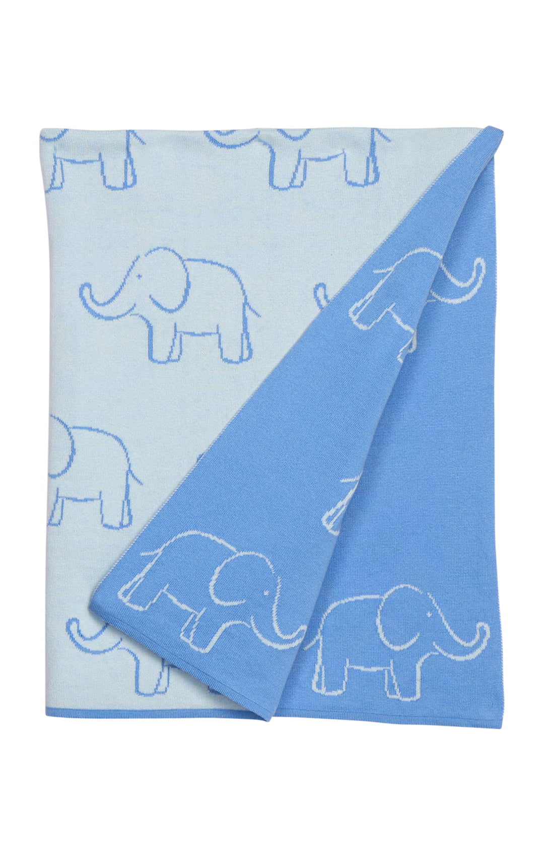 Nursery Blanket-Blue Elephant