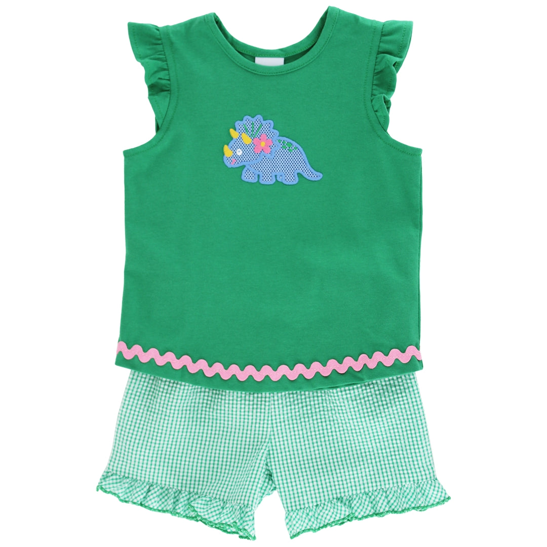 Dashing Dinos Girls Short Set