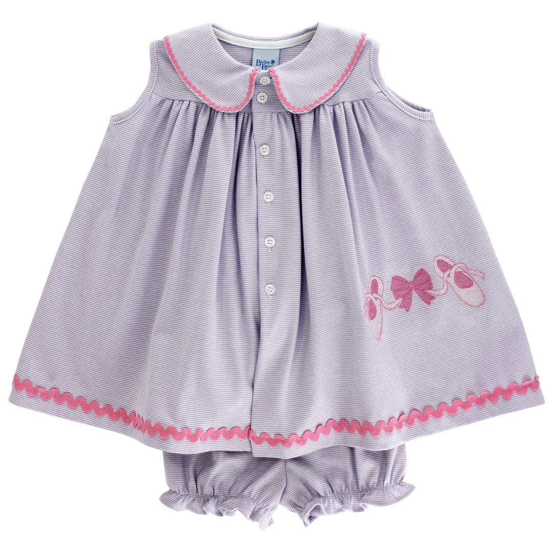 Bows & Ballet Float Dress w/Bloomers