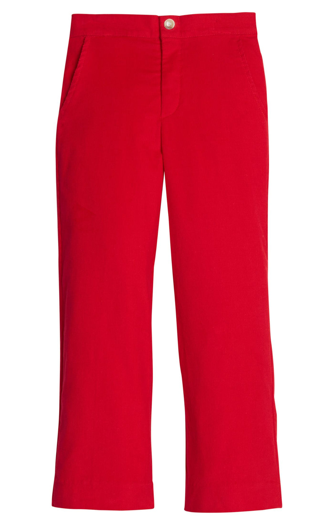 Pull On Pants-Red Corduroy