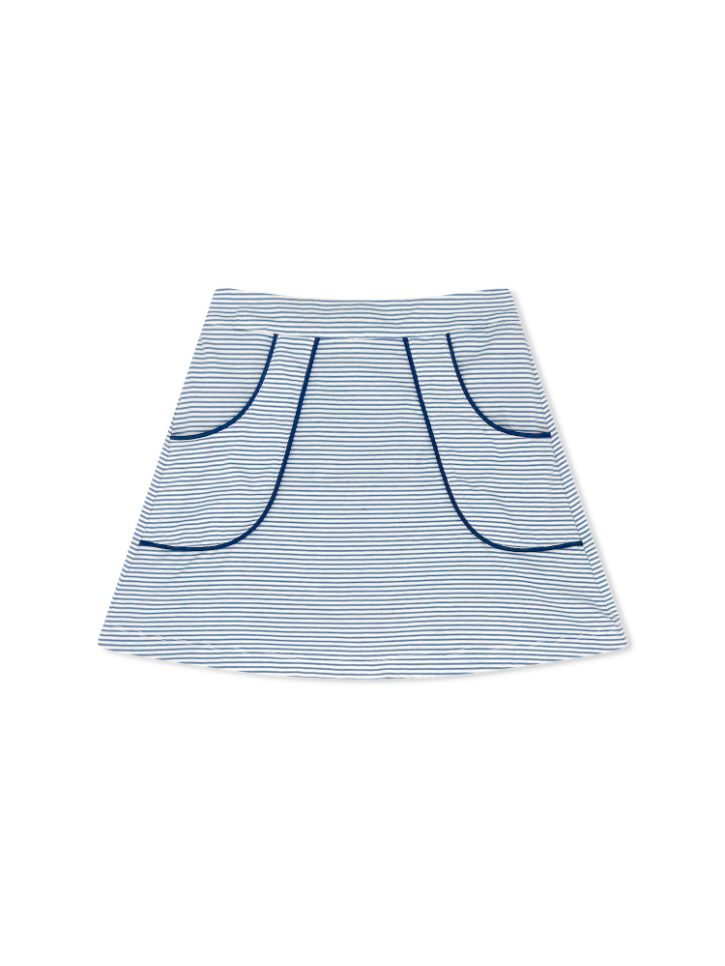 Kristen Skort-Navy Tide Cord