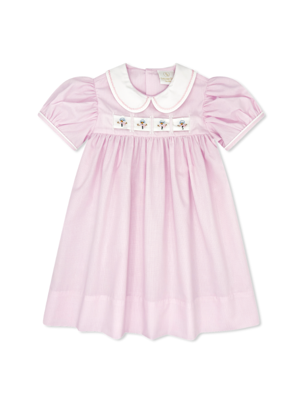 Ruth Ribbon Dress-Crayons, Bows, Snowman, Holly