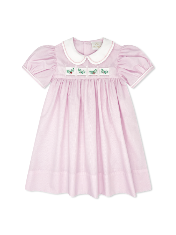 Ruth Ribbon Dress-Crayons, Bows, Snowman, Holly